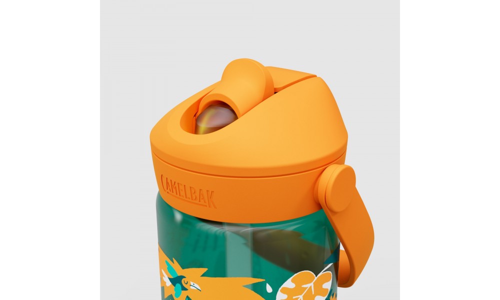 Butelka Tritanowa CAMELBAK Thrive Flip Straw Kids 400ml - zielony-pomarańczowy