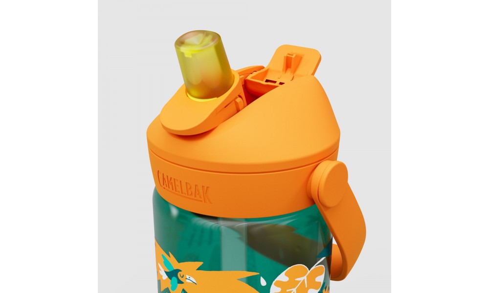 Butelka Tritanowa CAMELBAK Thrive Flip Straw Kids 400ml - zielony-pomarańczowy