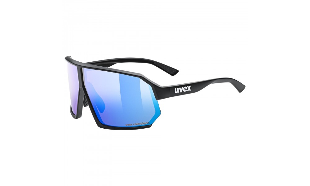 Okulary Uvex Sportstyle 237 CV - czarno-niebieski