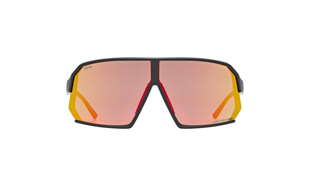 Okulary Uvex Sportstyle 237 CV - czarno-czerwony