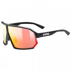 Okulary Uvex Sportstyle 237 CV - czarno-czerwony 1