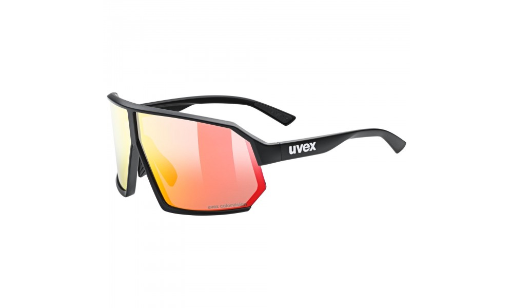 Okulary Uvex Sportstyle 237 CV - czarno-czerwony