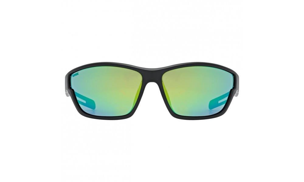 Okulary Uvex Sportstyle 806 - czarno-zielony
