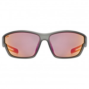 Okulary Uvex Sportstyle 806 - szaro-czerwony 2