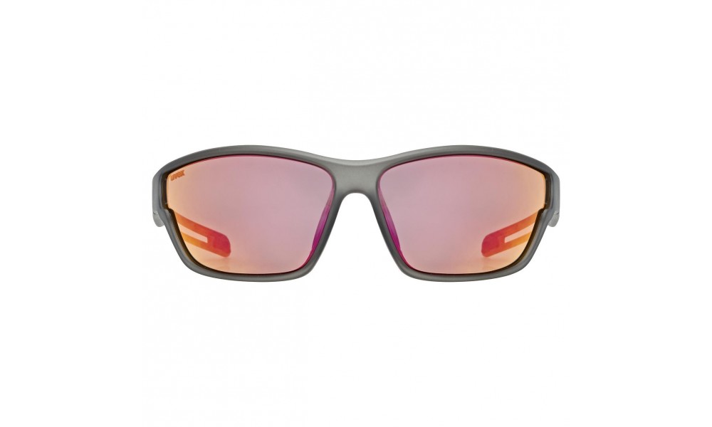 Okulary Uvex Sportstyle 806 - szaro-czerwony