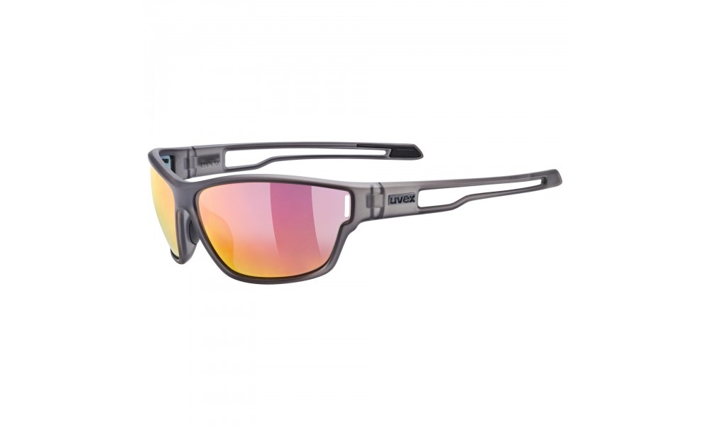 Okulary Uvex Sportstyle 806 - szaro-czerwony