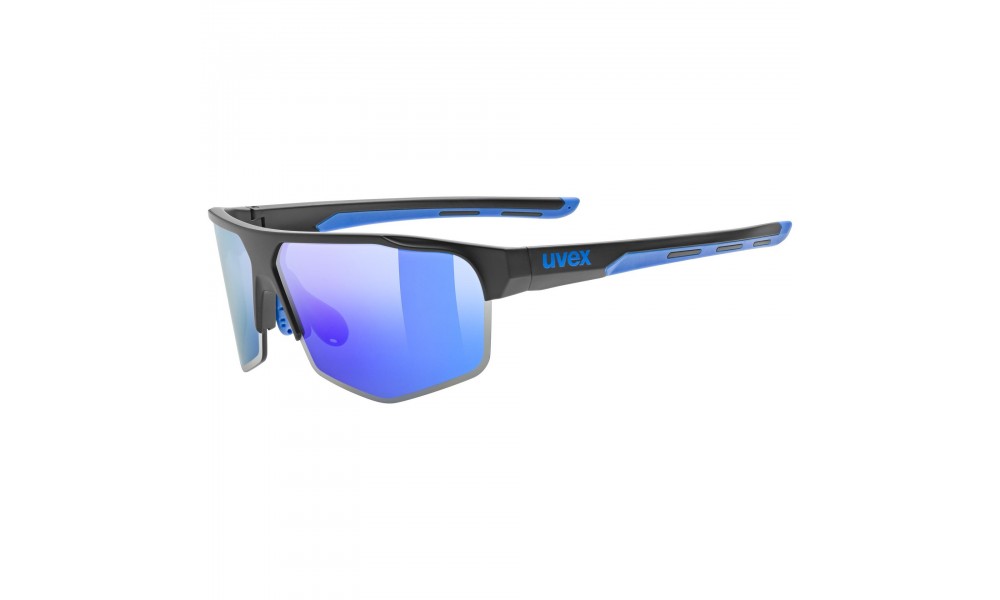 Okulary Uvex Axos - czarno-niebieski