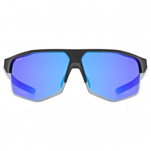 Okulary Uvex Axos - czarno-niebieski 2