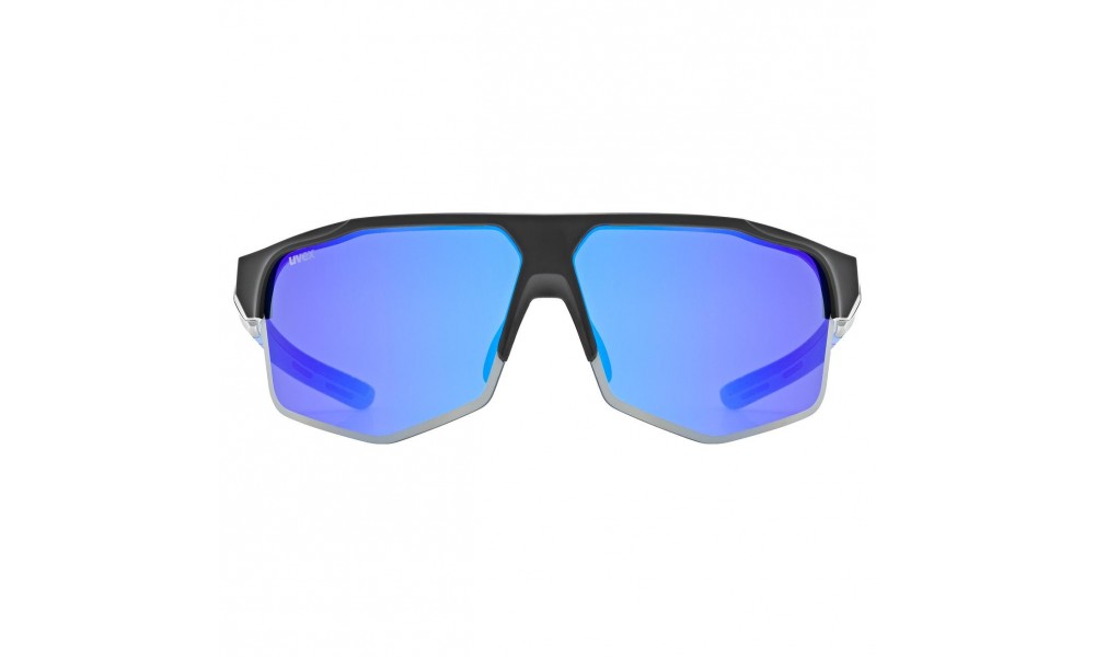 Okulary Uvex Axos - czarno-niebieski