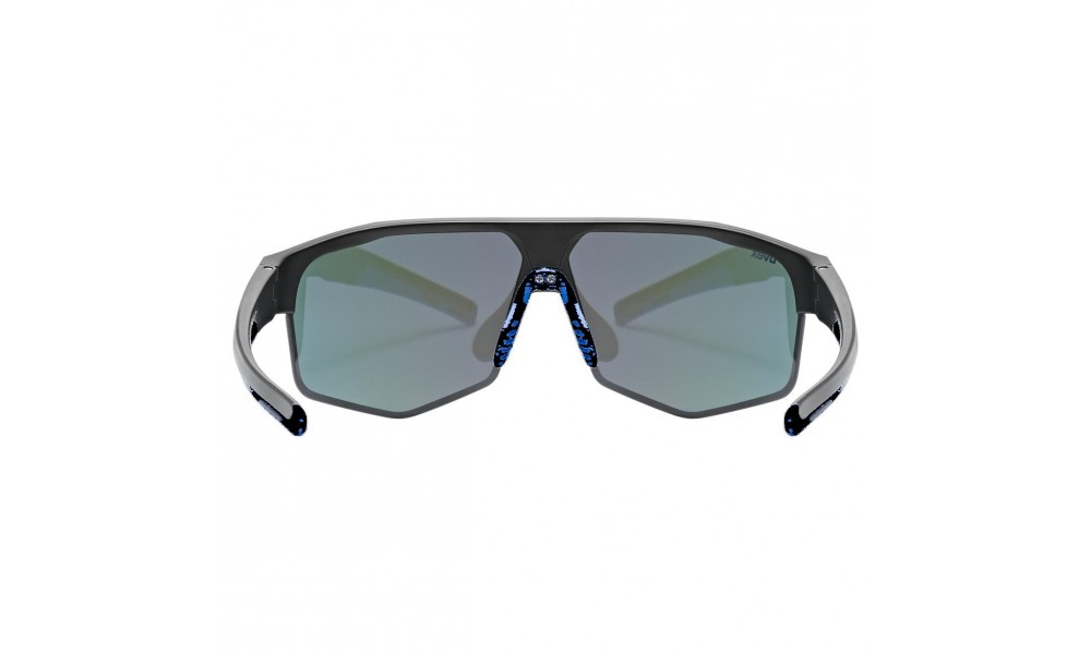 Okulary Uvex Axos - czarno-niebieski