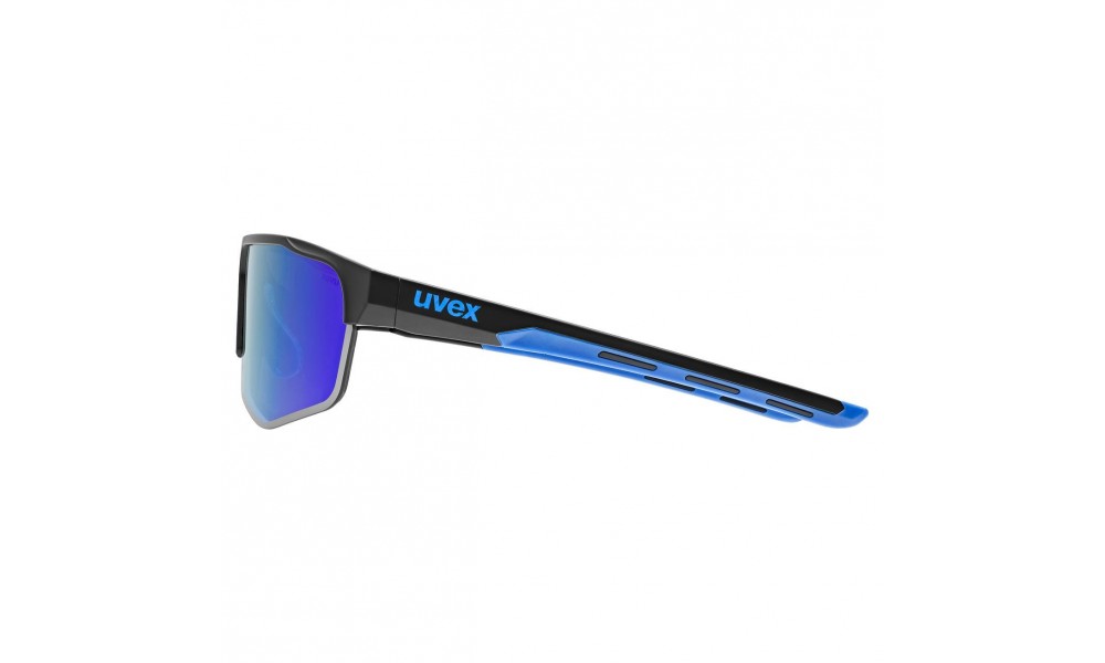 Okulary Uvex Axos - czarno-niebieski