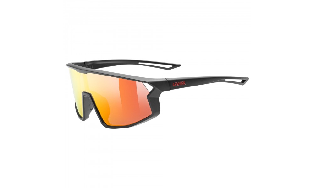 Okulary dziecięce Uvex Skyrise Jr. - czarno-czerwony