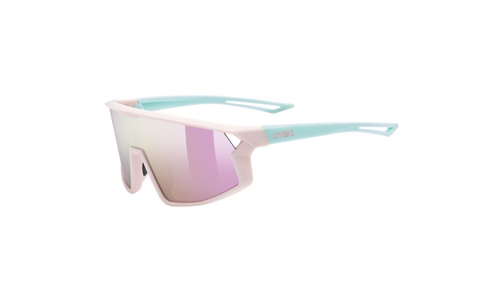 Okulary dziecięce Uvex Skyrise Jr. - różowo-zielony