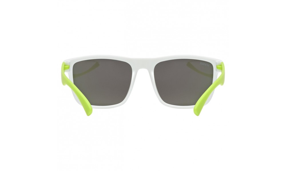 Okulary dziecięce Uvex Rookie - biało-limonkowy