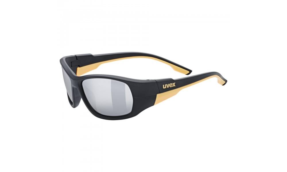 Okulary dziecięce Uvex Sportstyle 514 - czarno-żółty