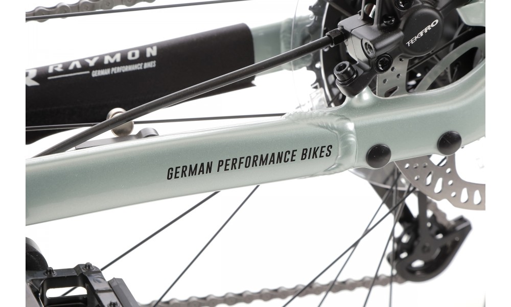 Rower górski elektryczny R-Raymon HardRay E 5.0 29 Yamaha - zielono-czarny