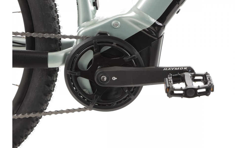 Rower górski elektryczny R-Raymon HardRay E 5.0 29 Yamaha - zielono-czarny