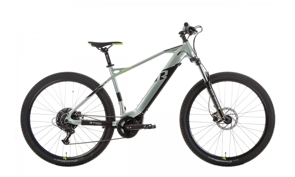 Rower górski elektryczny R-Raymon HardRay E 5.0 29 Yamaha - zielono-czarny
