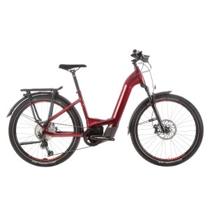 Rower trekkingowy elektryczny Haibike Trekking 11 Low - bordowy 1