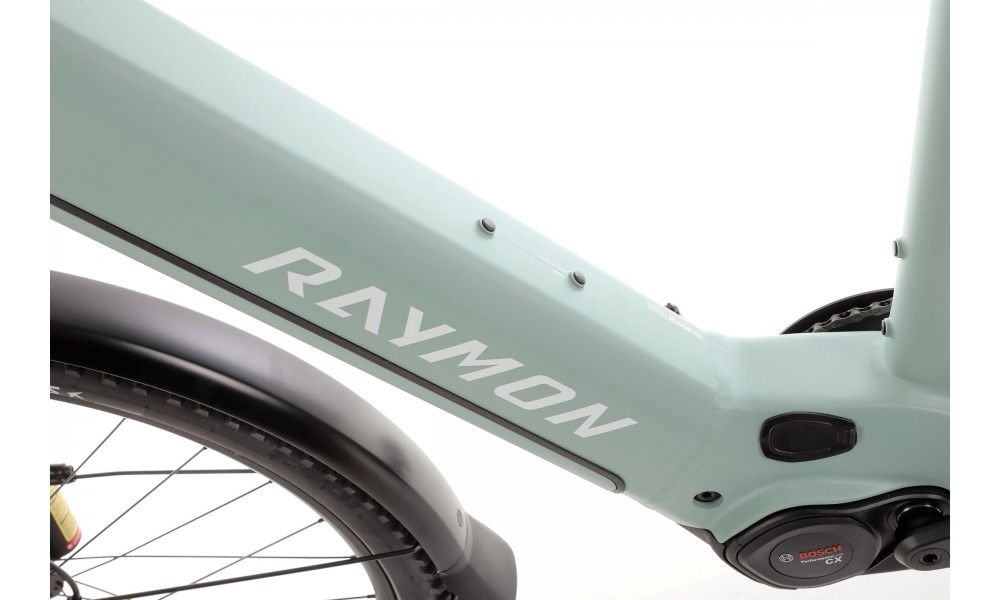 Rower trekkingowy elektryczny R Raymon Tahona Pro Diamond 2025 - zielony