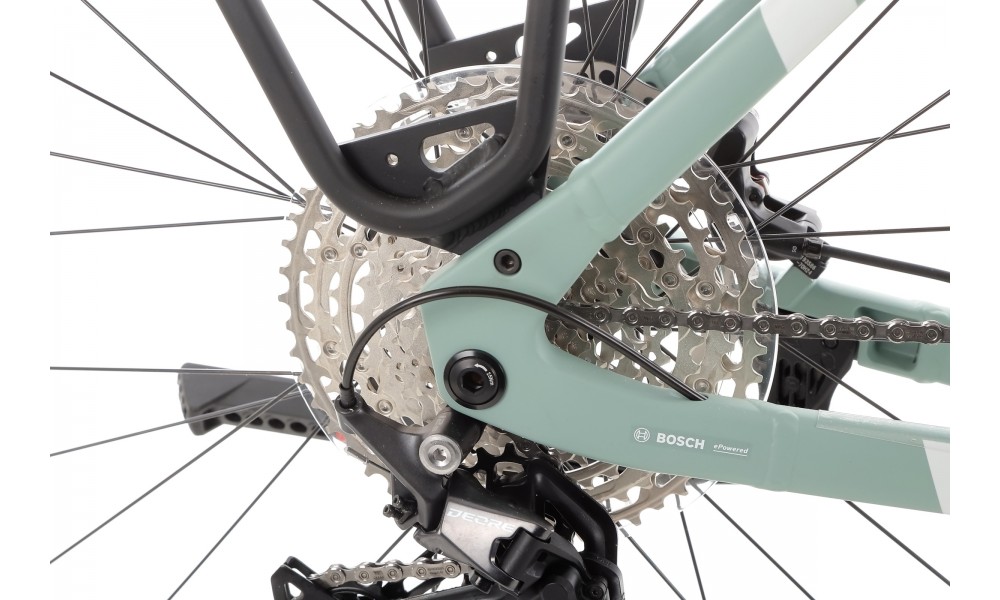 Rower trekkingowy elektryczny R Raymon Tahona Pro Diamond 2025 - zielony