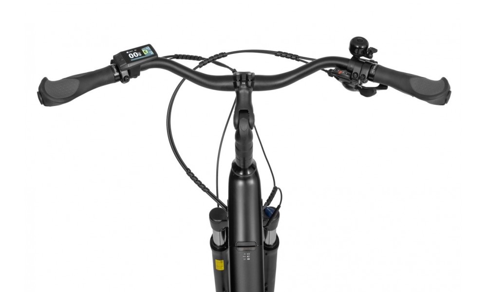 Rower trekkingowy elektryczny Ecobike LX100 Black - czarny