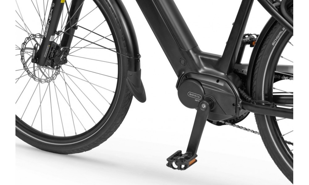 Rower trekkingowy elektryczny Ecobike LX100 Black - czarny