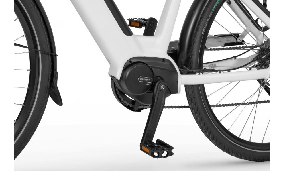 Rower trekkingowy elektryczny Ecobike LX100 White - biały