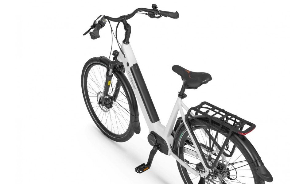 Rower trekkingowy elektryczny Ecobike LX100 White - biały