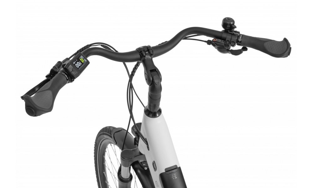 Rower trekkingowy elektryczny Ecobike LX100 White - biały
