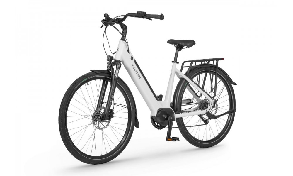 Rower trekkingowy elektryczny Ecobike LX100 White - biały