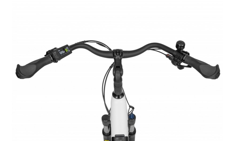 Rower trekkingowy elektryczny Ecobike LX100 White - biały