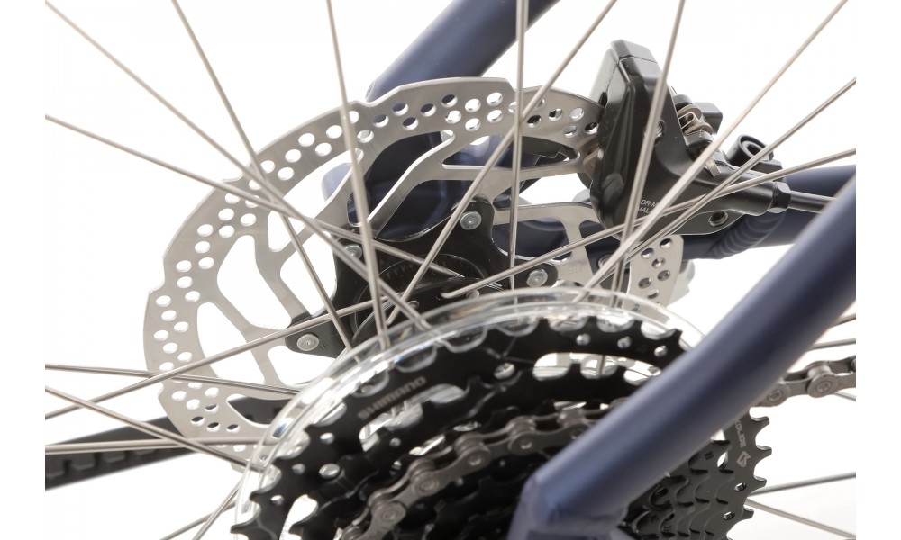 Rower crossowy Unibike Crossfire Man 2025 - granatowy