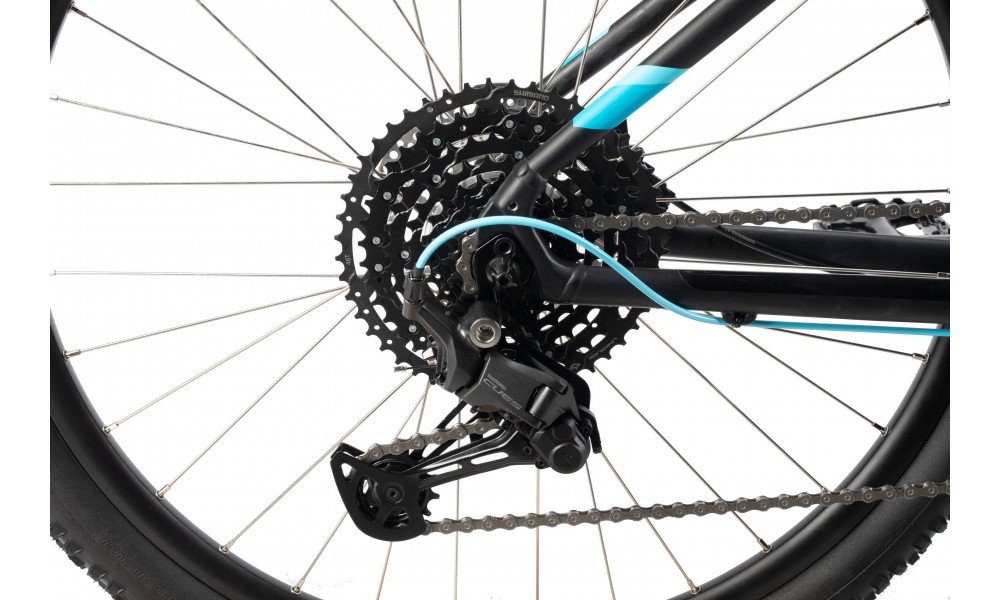 Rower górski Unibike Fusion Lady 29 2025 - czarno-turkusowy
