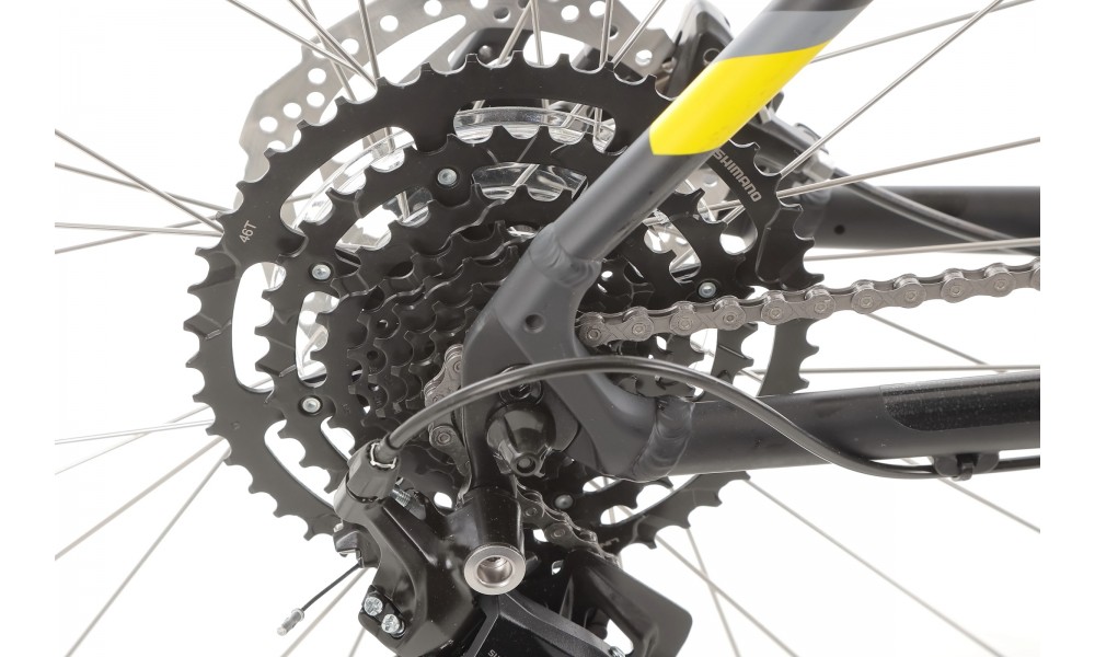 Rower górski Unibike Shadow 29 2025 - czarno-żółty