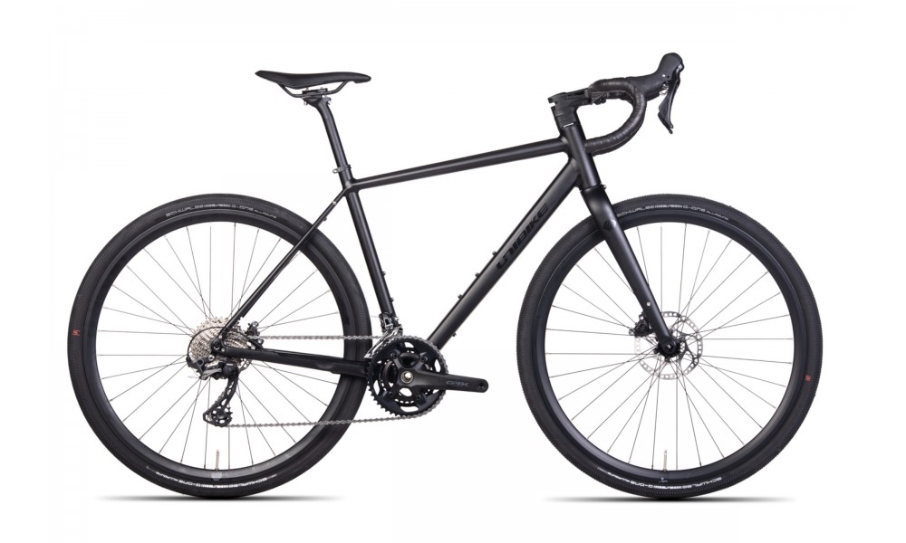 Rower gravel Unibike Geos 2025 - czarny