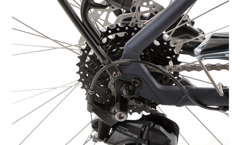 Rower trekingowy Unibike Expedition Lady 2025 - granatowy