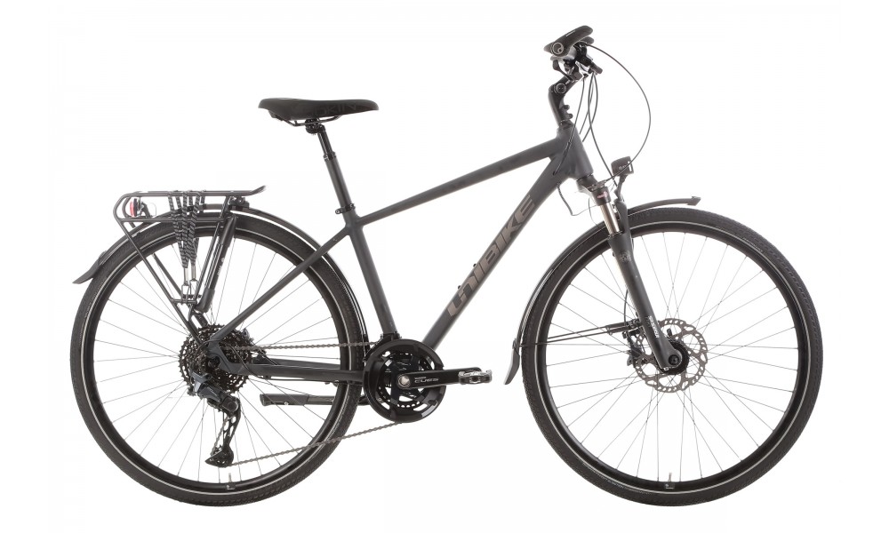 Rower trekingowy Unibike Globetrotter Man 2025 - szary