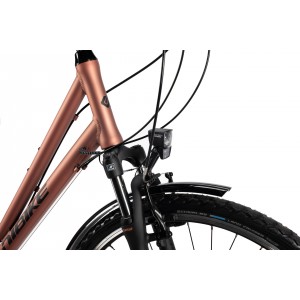 Rower trekingowy Unibike Vision Lady 2025 - koralowy 2