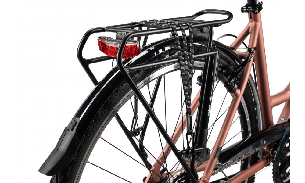 Rower trekingowy Unibike Vision Lady 2025 - koralowy