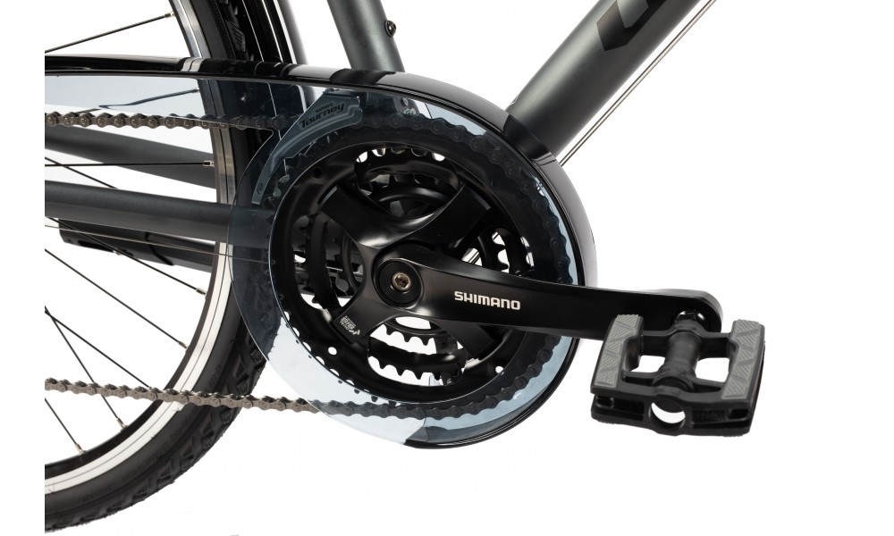 Rower trekingowy Unibike Vision Man 2025 - grafitowy