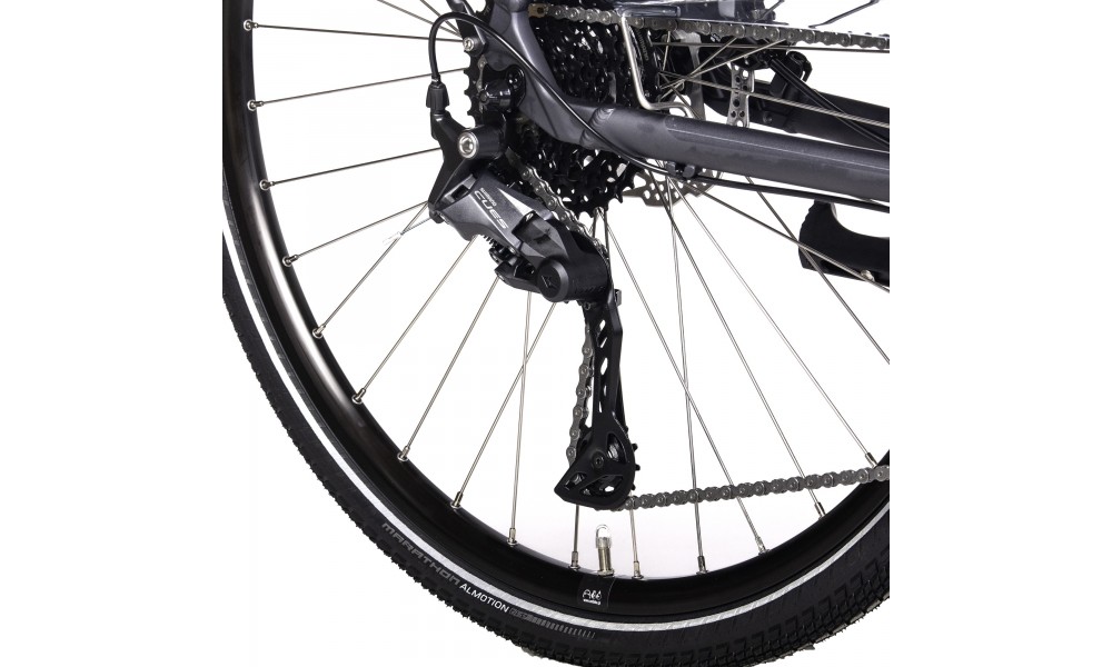 Rower trekkingowy Unibike Atlantis Man 2025 - szary