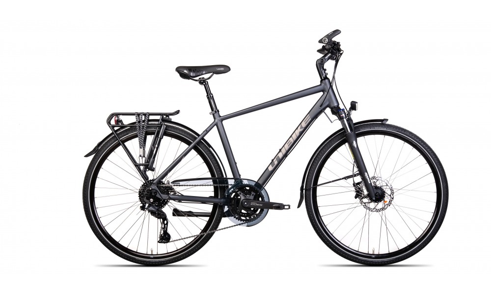 Rower trekkingowy Unibike Atlantis Man 2025 - szary