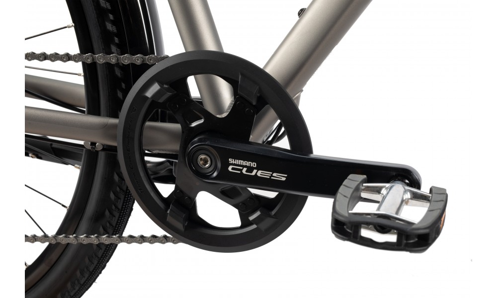 Rower trekingowy Unibike Explorer Lady 2025 - grafitowy