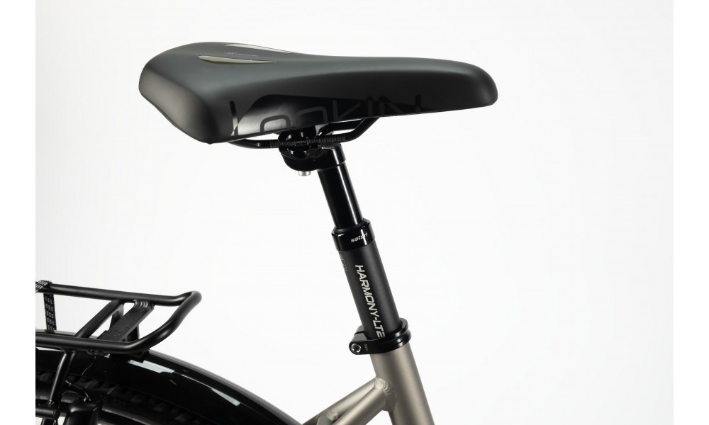 Rower trekingowy Unibike Explorer Lady 2025 - grafitowy