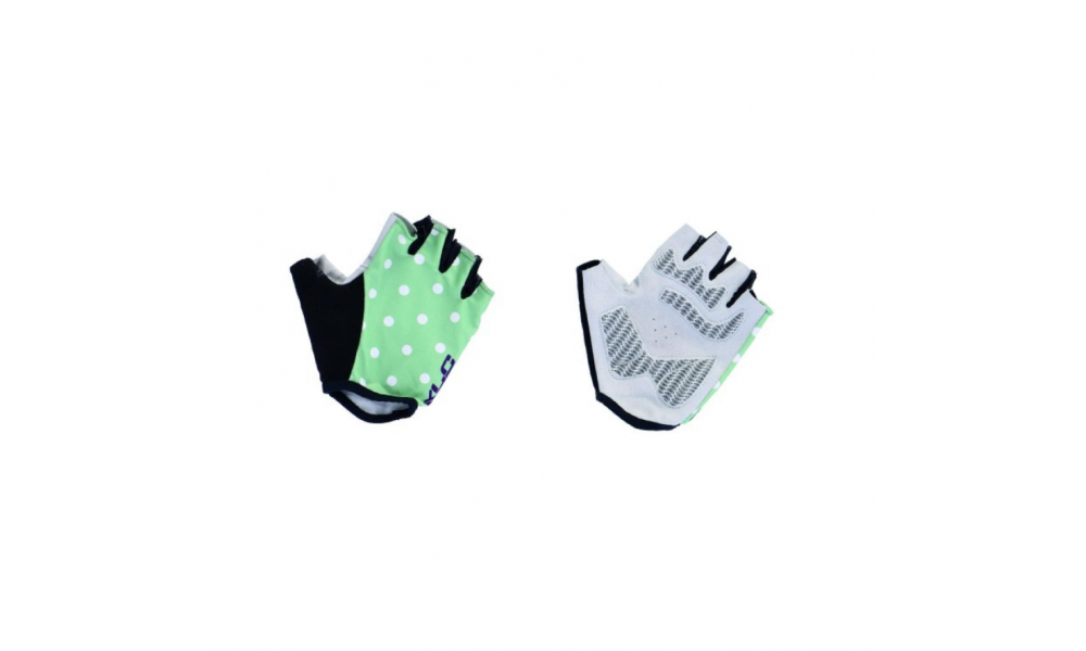 Rękawiczki XLC - zielono-biały