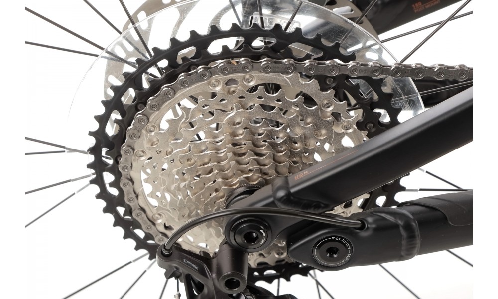 Rower górski elektryczny R-Raymon Trailray 180 Ultra - biało-pomarańczowy