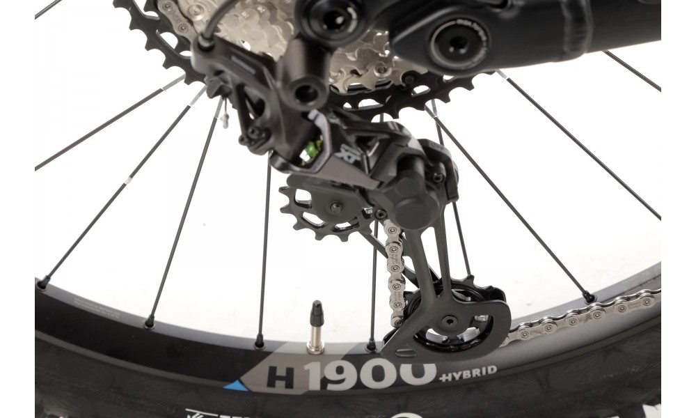 Rower górski elektryczny R-Raymon Trailray 180 Ultra - biało-pomarańczowy