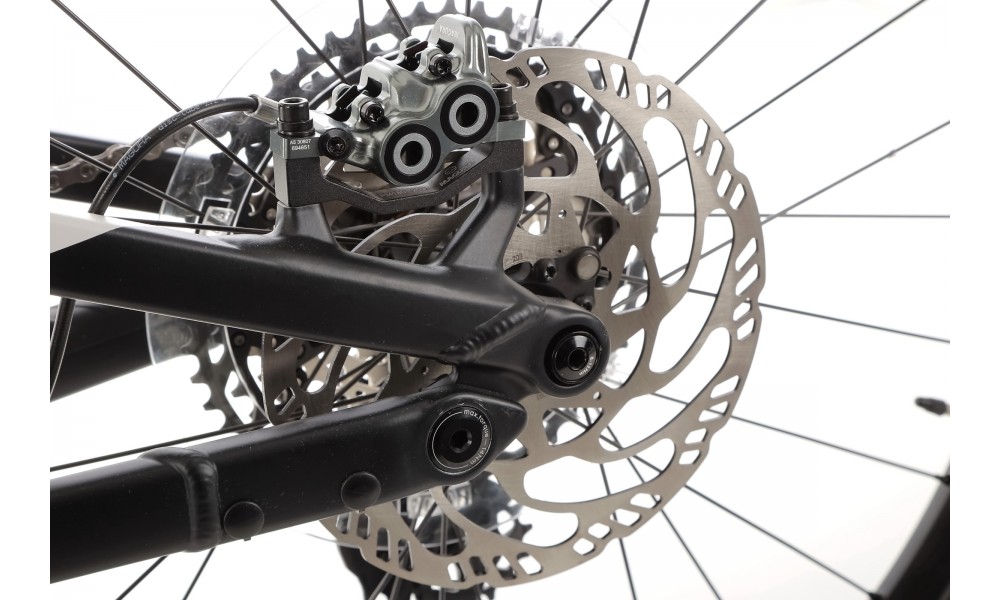 Rower górski elektryczny R-Raymon Trailray 180 Ultra - biało-pomarańczowy