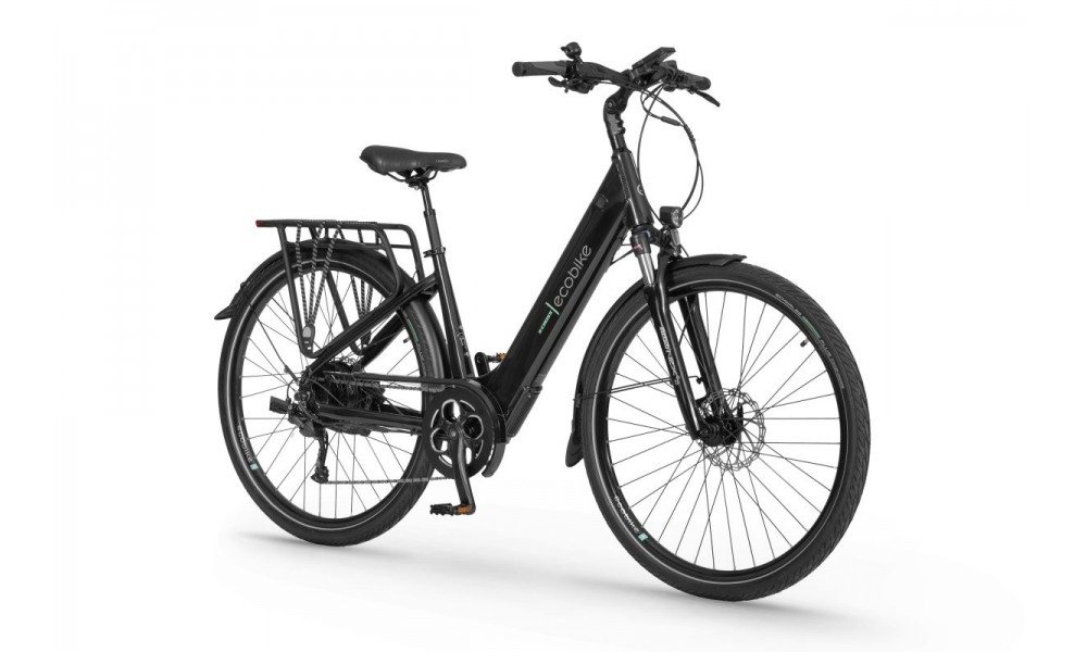 Rower trekkingowy elektryczny Ecobike X-Cross + ubezpieczenie - czarny